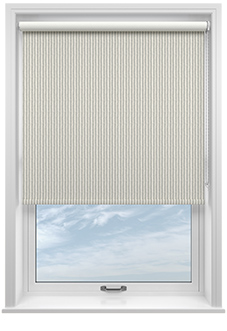Emily Bond Oscar Stripe, Pebble - Twist&Fit Roller Blind
